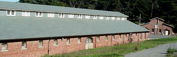  
The stables at the Presidio were built in 1914.