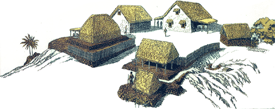 Artist's conception of John Young's homestead