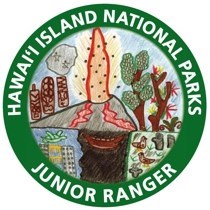 Hawaii Island National Parks Junior Ranger patch design