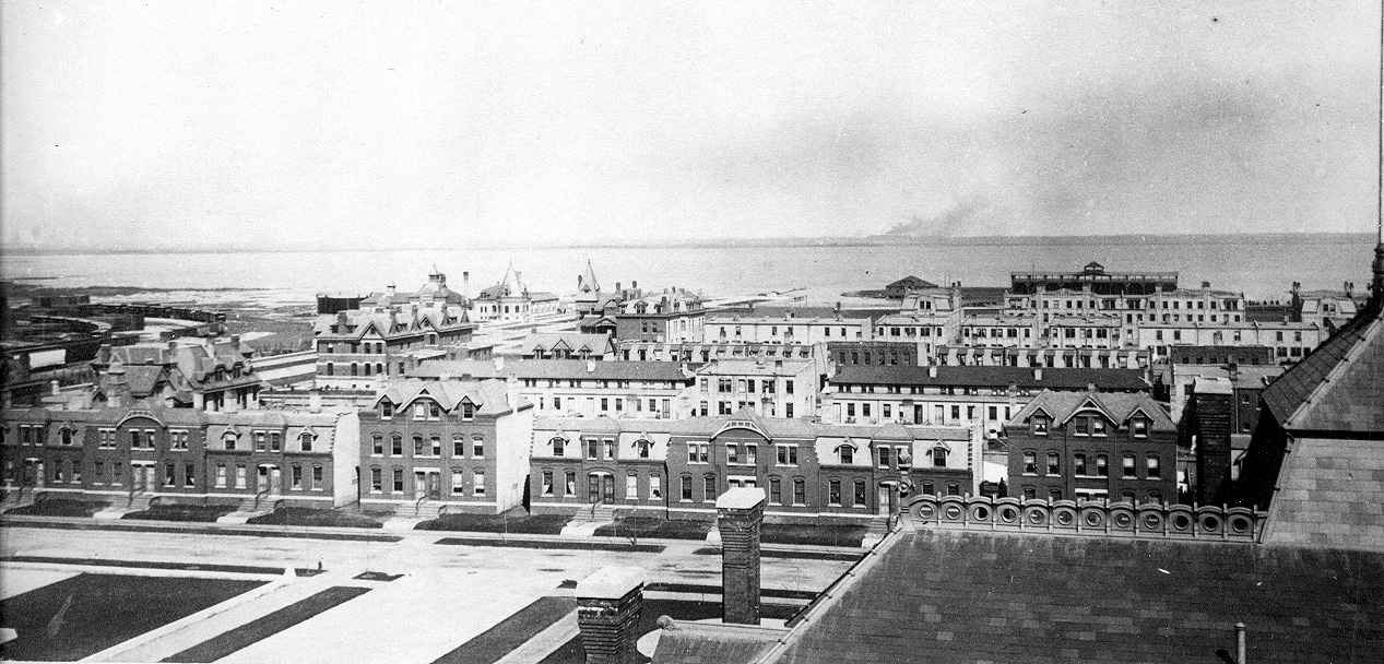 Looking East from the top of the Arcade.