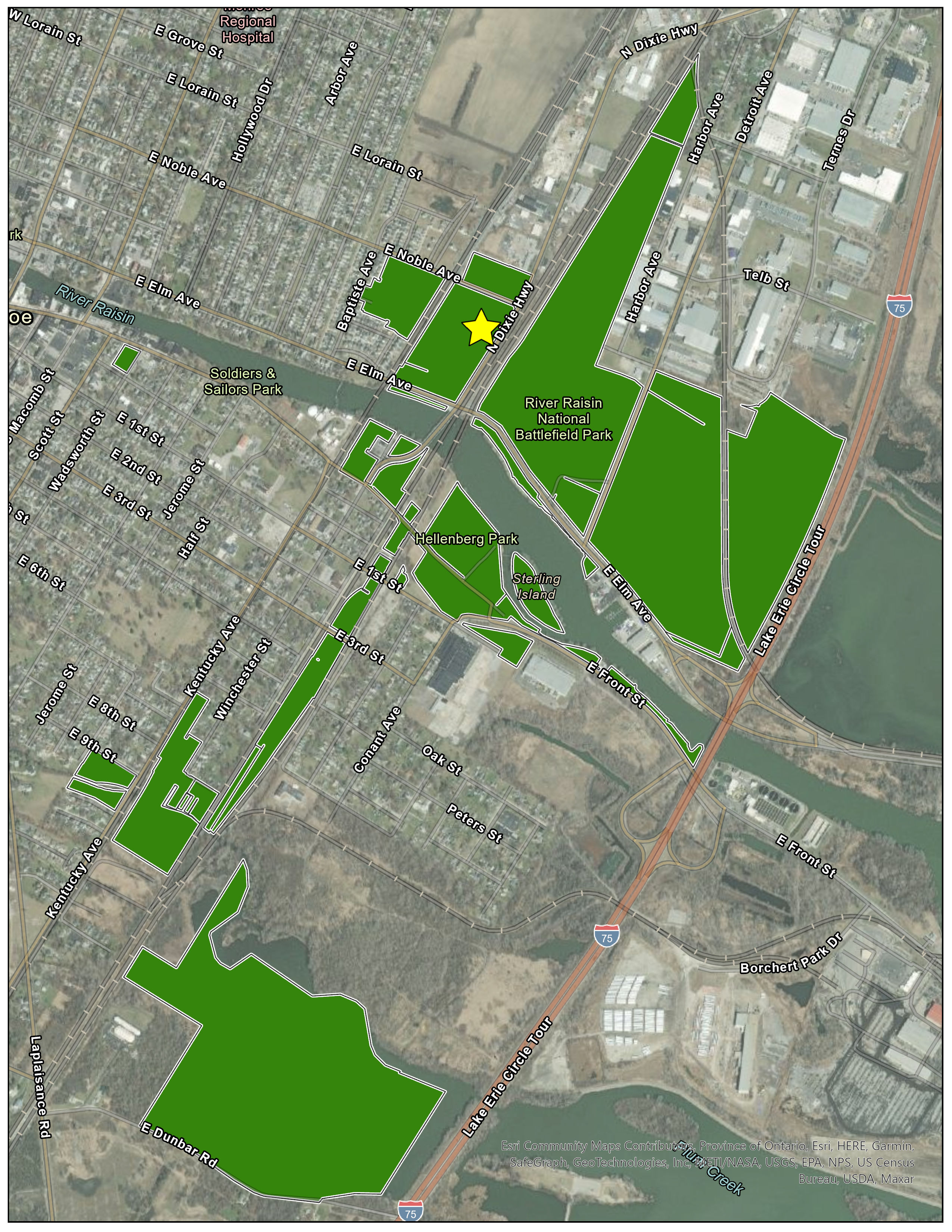 Location of the park