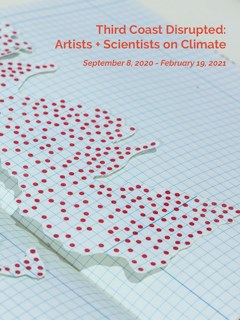 The graphic cover for the exhibition called Third Coast Disrupted
