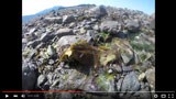 Still-frame of a video; a rocky intertidal area.