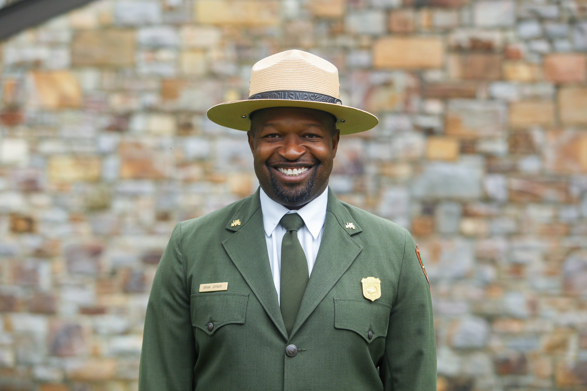 Brian Joyner in National Park Service uniform