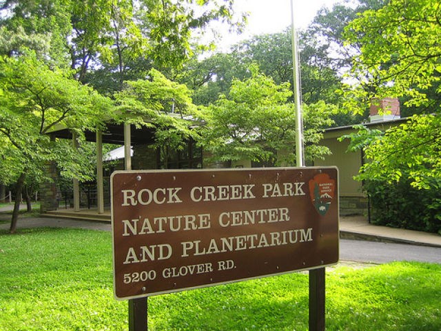 Nature Center sign