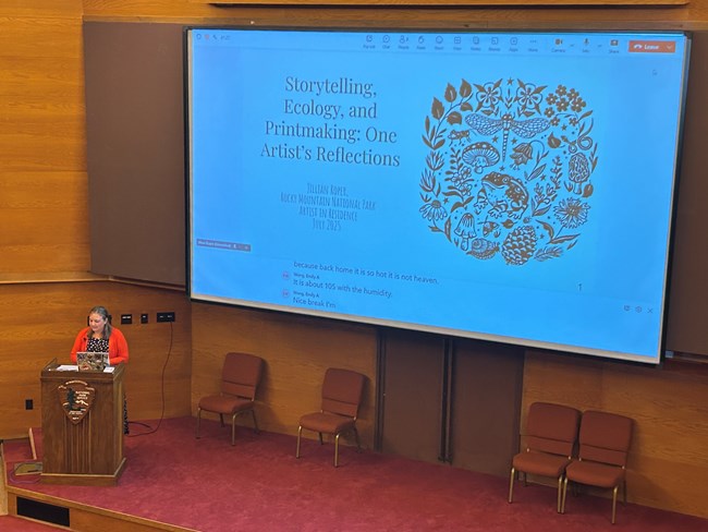 Artist-in-Residence program at Beaver Meadows Visitor Center