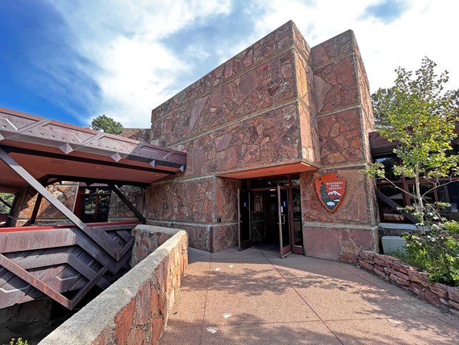 Beaver Meadows Visitor Center Entrance