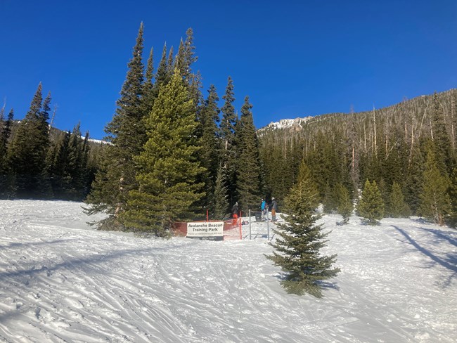 RMNP's Avalanche Beacon Park located at Hidden Valley