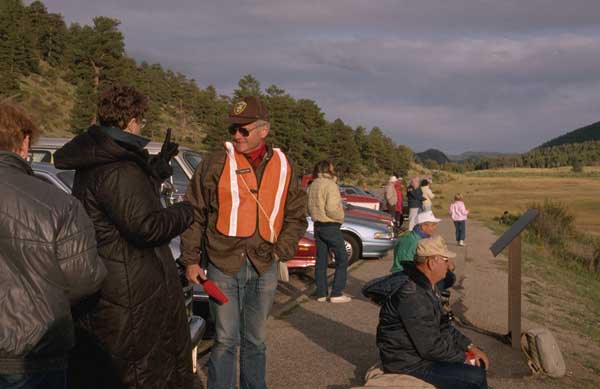 a photo of Elk Bugle Corp volunteers