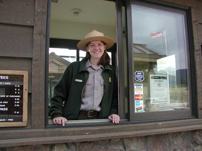 a photo of a park ranger