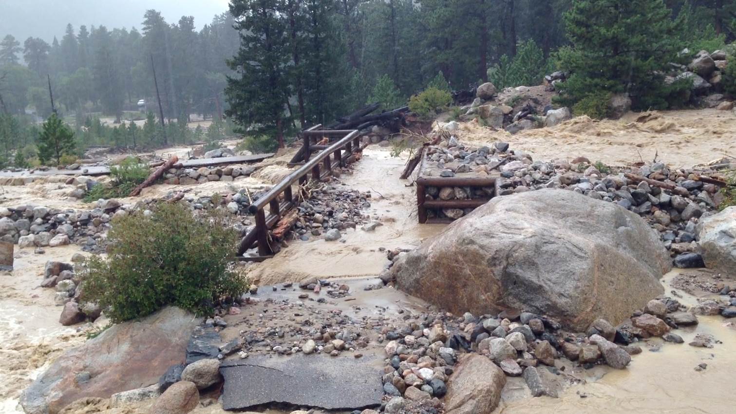 Alluvial Fan Bridge on September 12, 2013