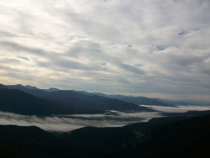 Looking down into the Kawuneeche Valley.