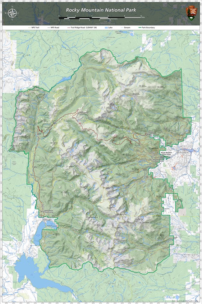 RMNP Park Map