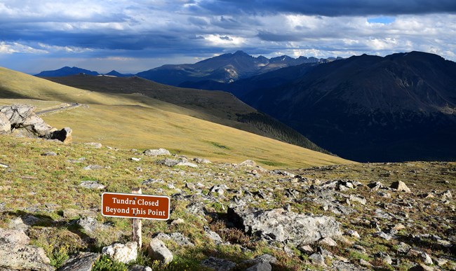 Stay Off Tundra Sign