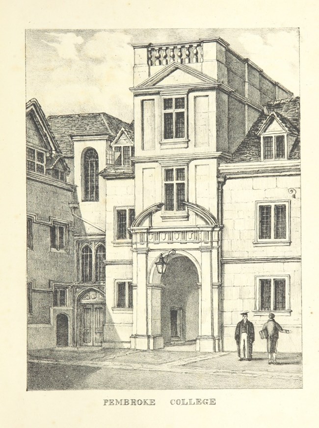 Print of Pembroke College