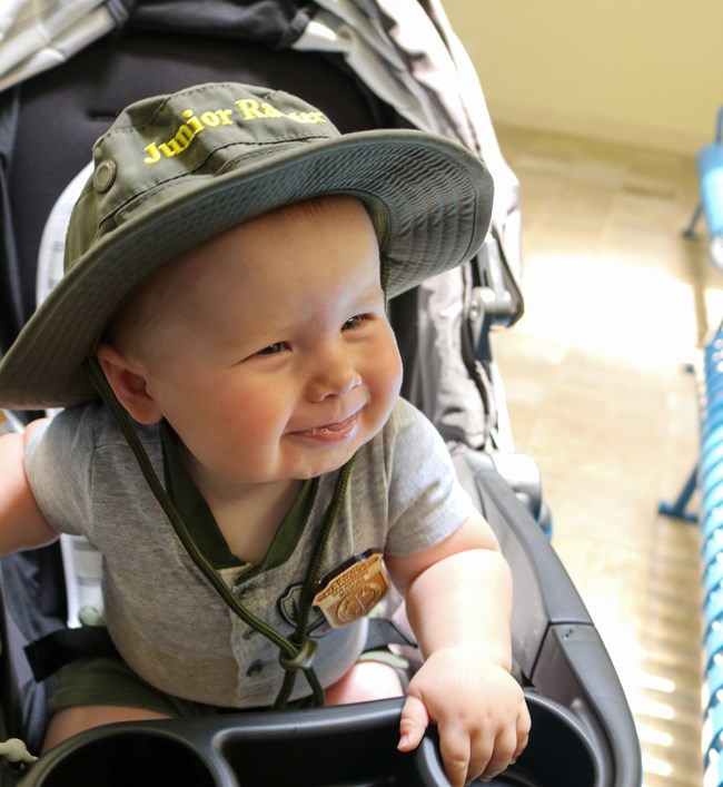 Baby junior ranger with hat