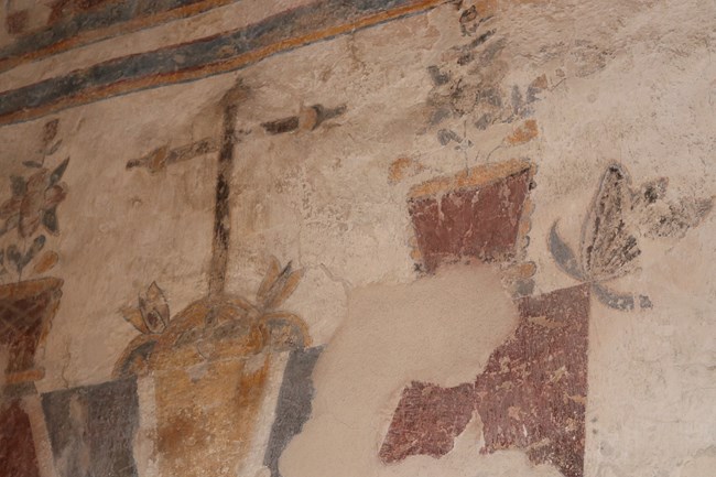 Fresco painting of an Altar