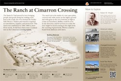 thumbnail of "The Ranch at Cimarron Crossing" exhibit panel