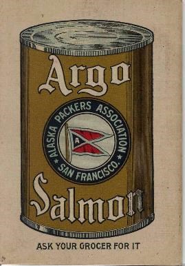 Argo Red Salmon Cook Book back cover (SAFR 20761a)