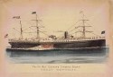 Color print of steamer Great Republic