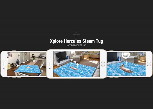 Xplore Timelooper App - Hercules Steam Tug