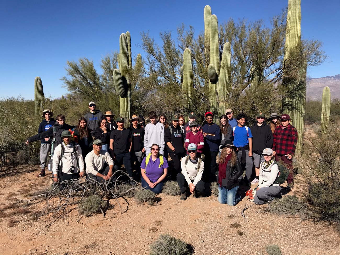 Group photo after the census