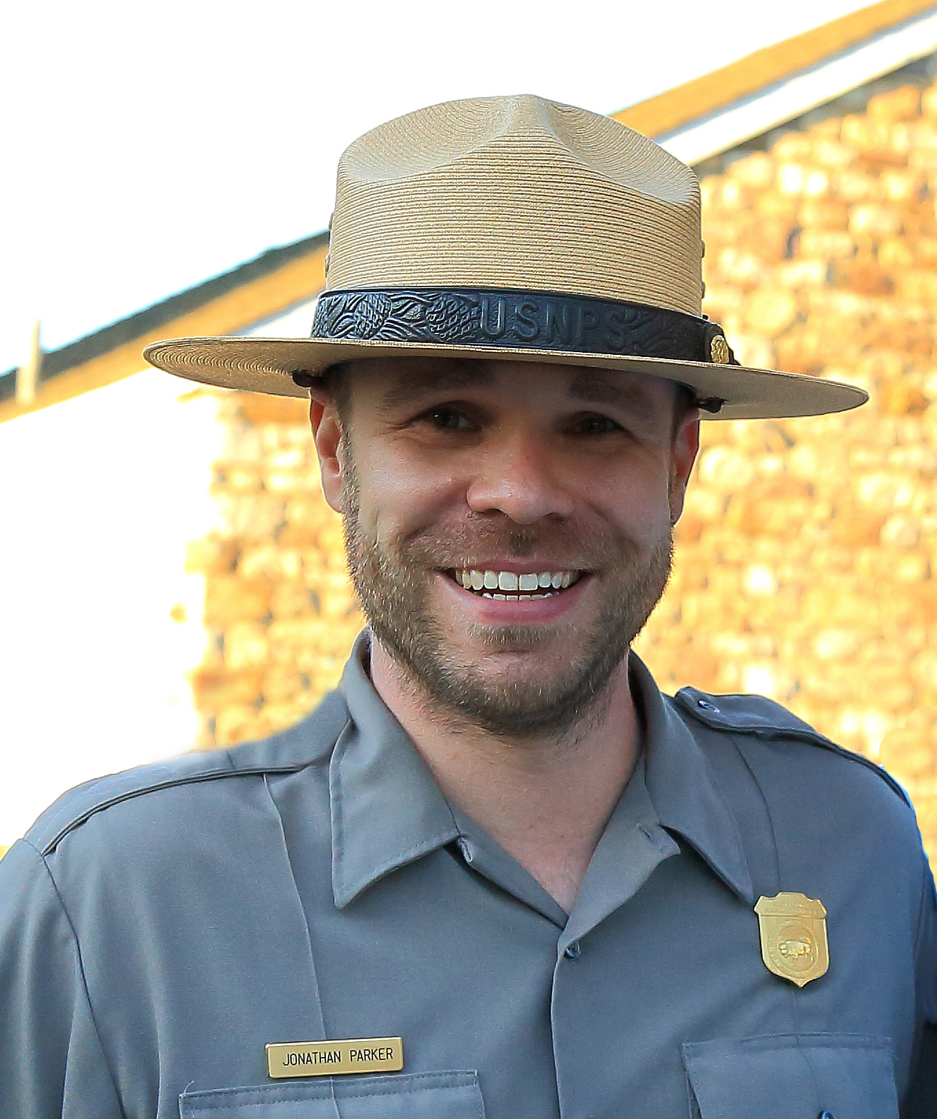 Jonathan Parker smiles