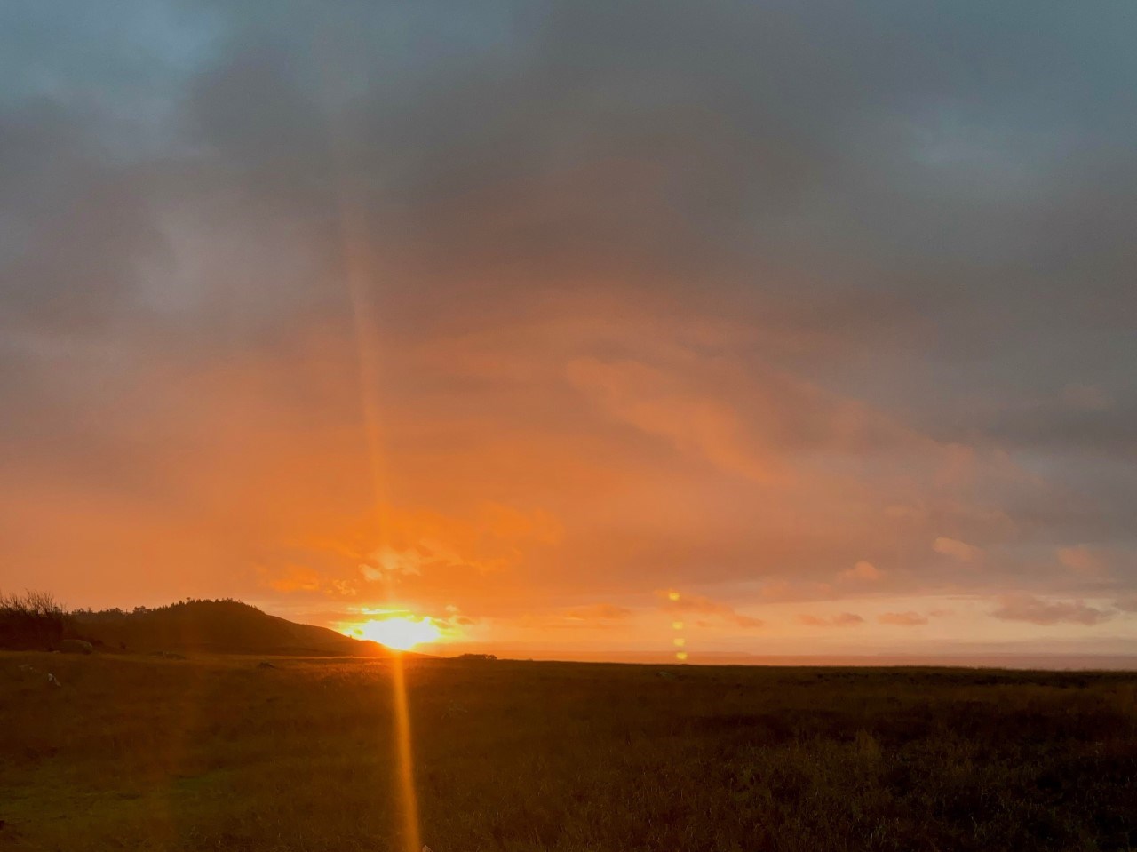 Sunrise Over the prairie