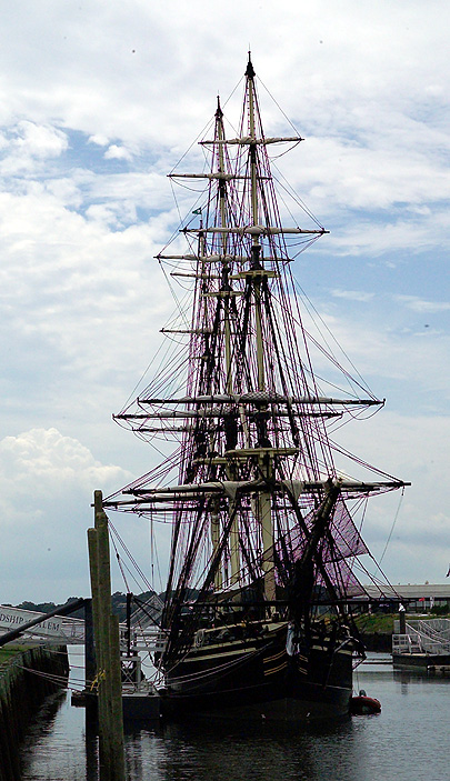 Friendship of Salem at dock in Salem