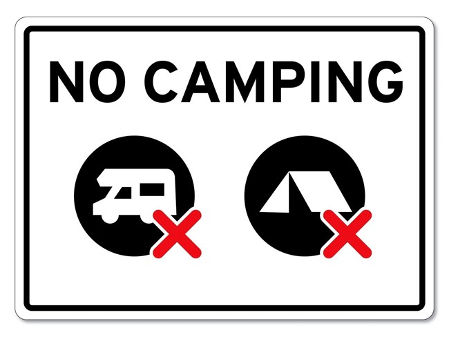 No Camping