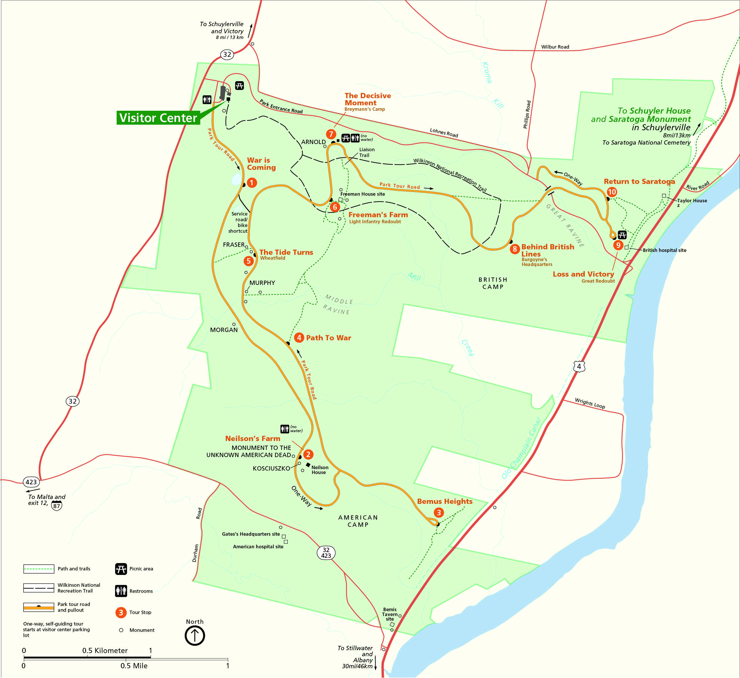 Battlefield Tour Road Map