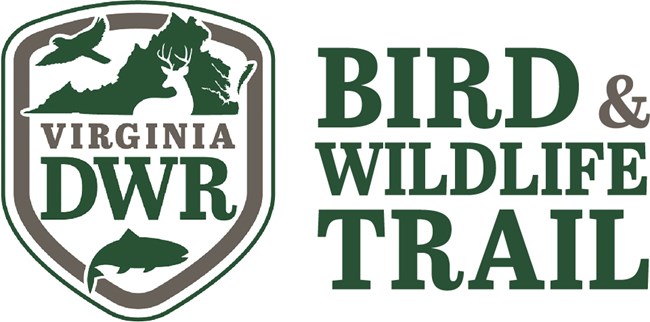 A logo for the Department of Wildlife Resources Virginia Bird and Wildlife Trail
