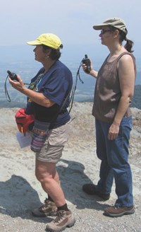 GPS Units can be fun tools for exploring Shenandoah.