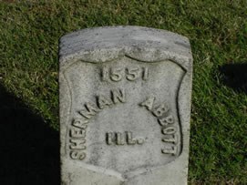 Abbott, Sherman grave photograph