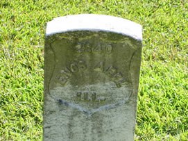 Aerl, Enos grave photograph
