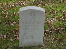 Alexander, J. R. grave photograph