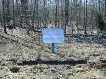 Position Marker #056: Schwartz's Battery (E), 2nd Illinois Light Artillery zoomed out photograph