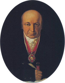 A portrait of Alexander Baranov.