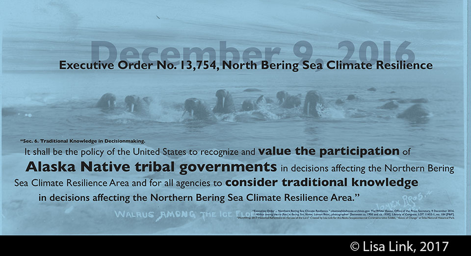 Blue digital print with black text from the December 9, 2016, Executive Order No. 13,754.