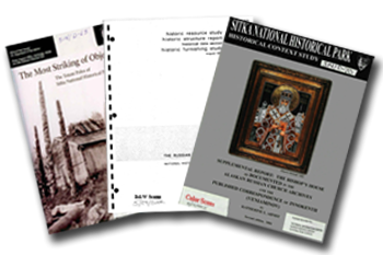 Photo of the cover pages of three publications.