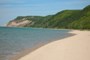 Beach and Bluffs along Lake MI