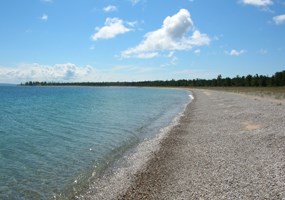 Beach north of Village on South Manitou Island