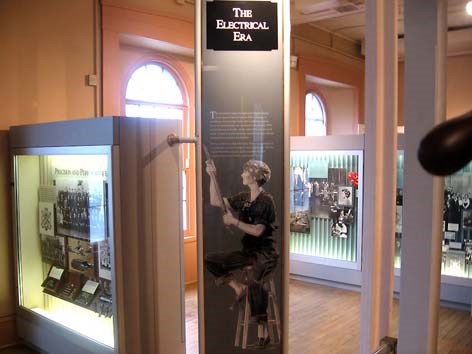 Exhibits on manufacturing and workers from the 20th Century