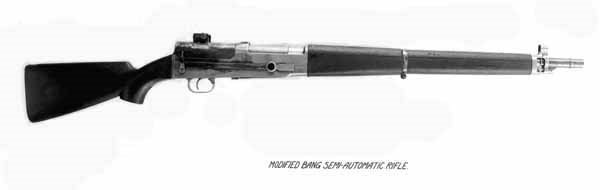 Hatcher's second rifle based on the Bang rifle