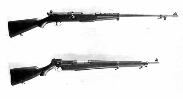 Thompson M1921 rifle compared to Garand M1921 rifle