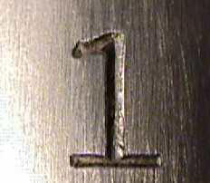 serial number 1 stamp on T1 rifle receiver