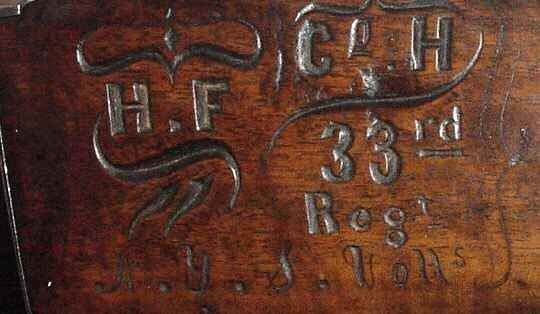 Inscribed butt stock