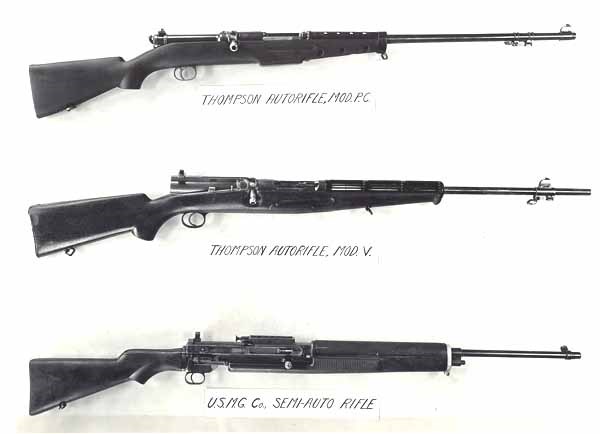 Thompson test rifles