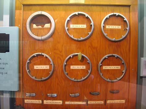 steps in the manufacture of the peep sight