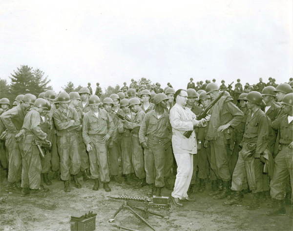 Introducing the Springfield Armory M14 to American soldiers for testing.